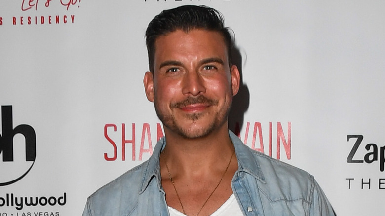 Jax Taylor wearing a necklace