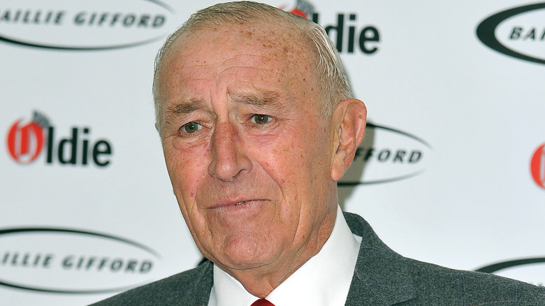 Len Goodman, looking upset, 2018 photo 