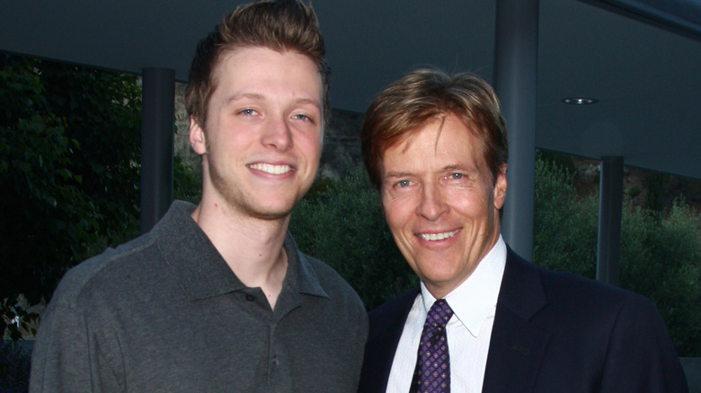 Jack Wagner posing with his son Harrison