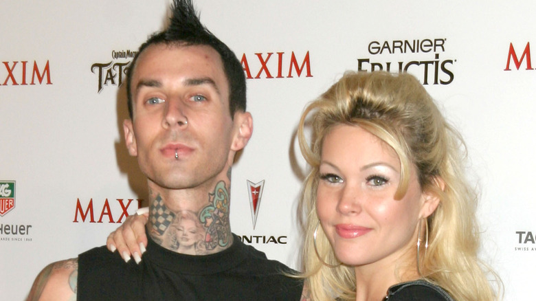 Travis Barker with Shanna Moakler