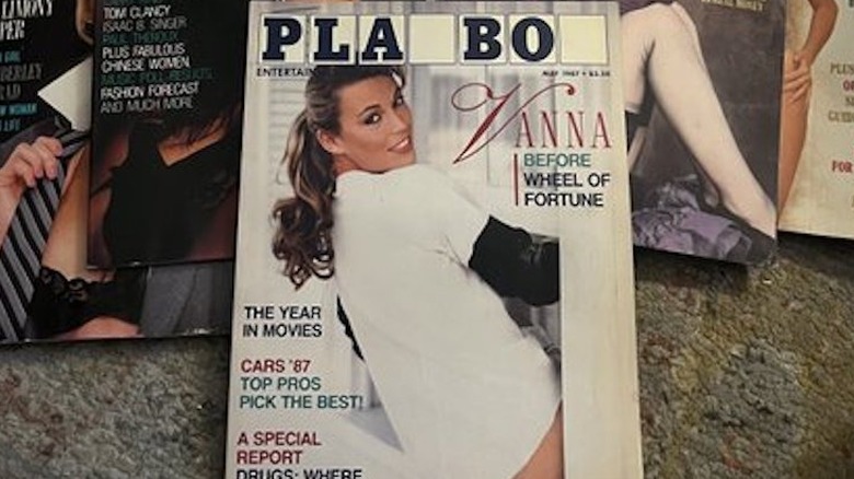 Vanna White on the cover of Playboy magazine