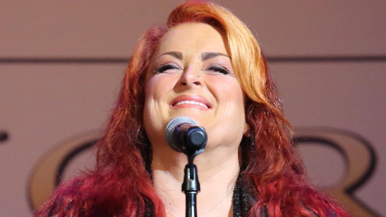 Wynonna Judd with curly hair