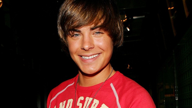 Zac Efron smiling  