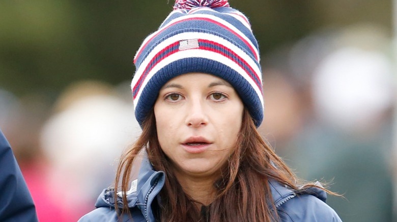 Erica Herman attends the 2019 Presidents Cup in Melbourne, Australia