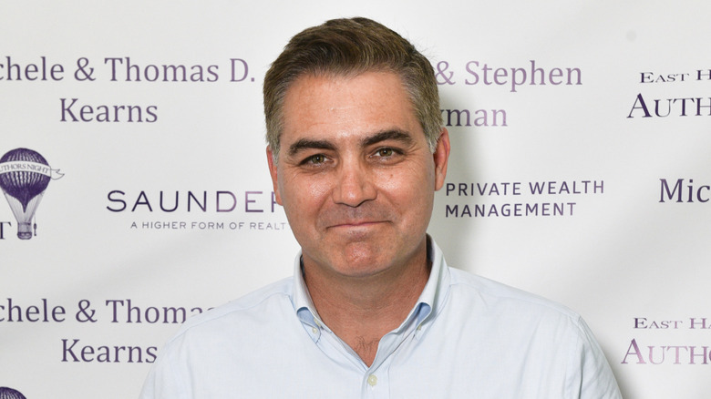 Jim Acosta at an authors event.