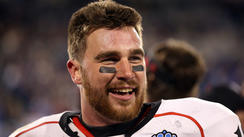 Travis Kelce smiling