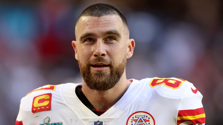 Travis Kelce smiling