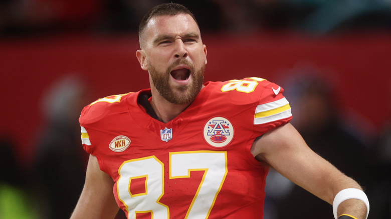 Travis Kelce yelling