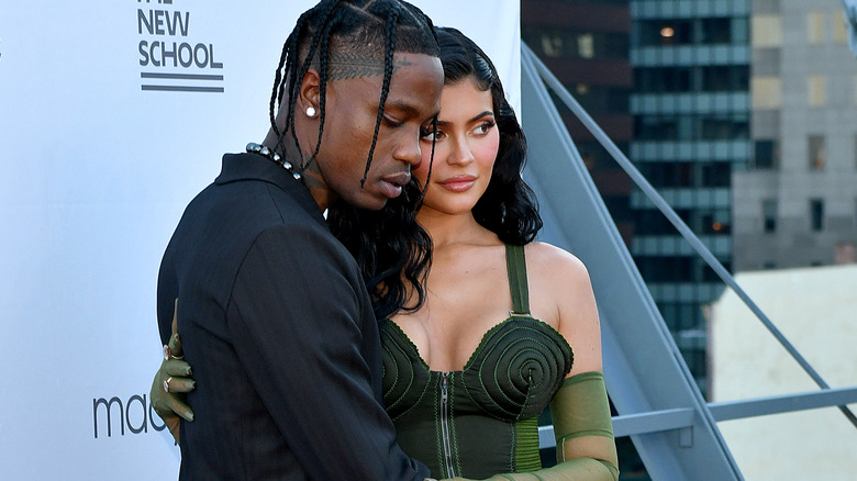 Travis Scott and Kylie Jenner on the red carpet