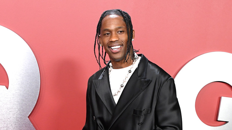 Travis Scott smiling