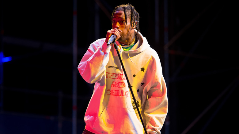 Travis Scott performing