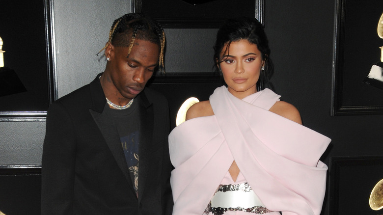 Travis Scott and Kylie Jenner on the red carpet