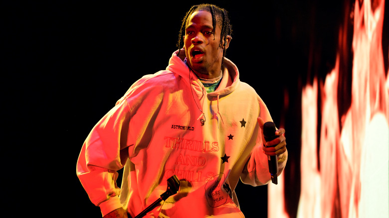 Travis Scott performing