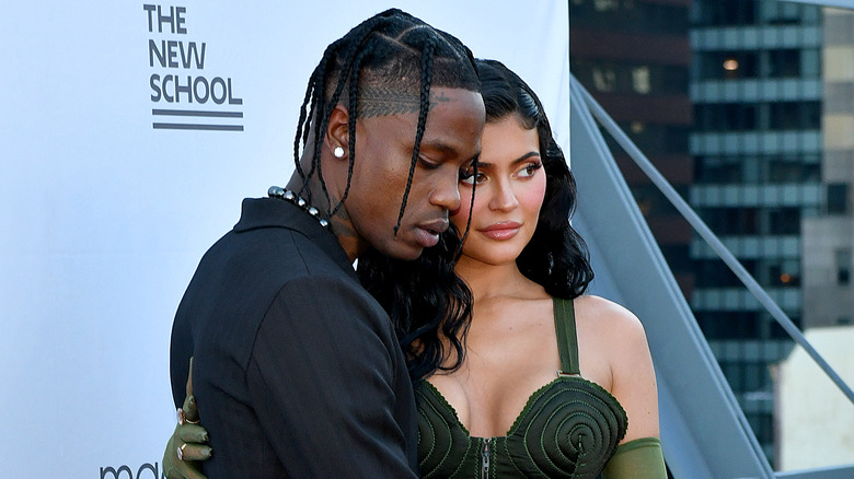 Travis Scott and Kylie Jenner in 2021