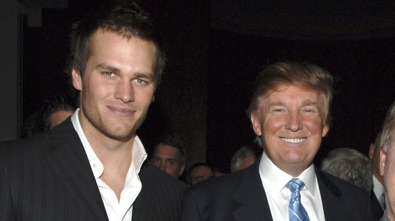 Tom Brady and Donald Trump 