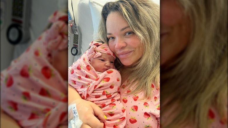 Trisha Paytas and newborn