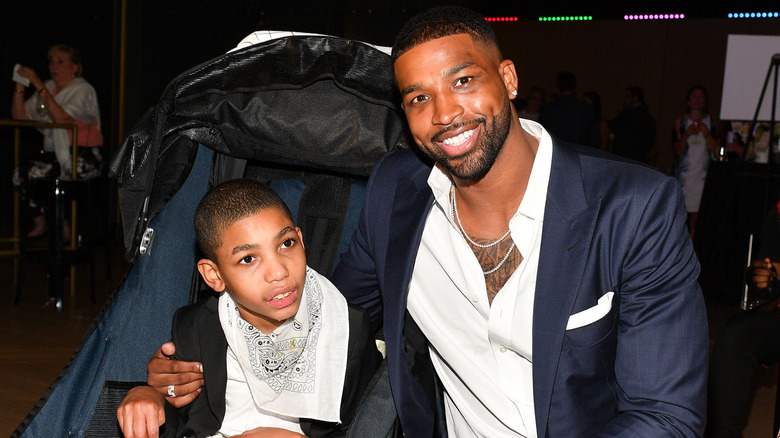 Tristan Thompson with his brother Amari