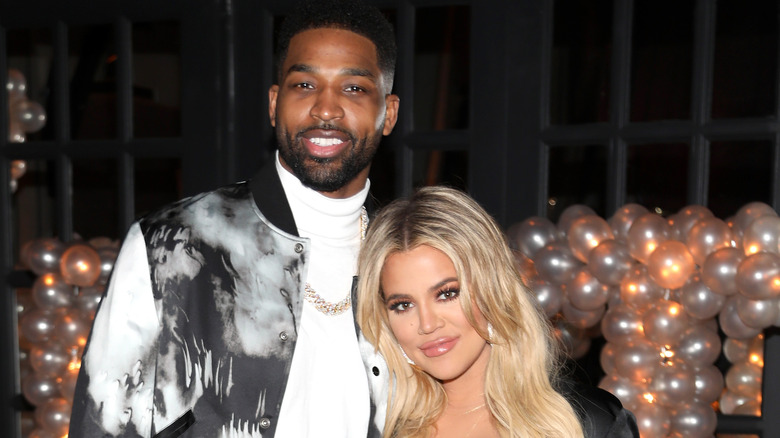 Khloe Kardashian and Tristan Thompson at a 2018 event