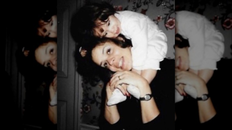 Troian Bellisario and mom