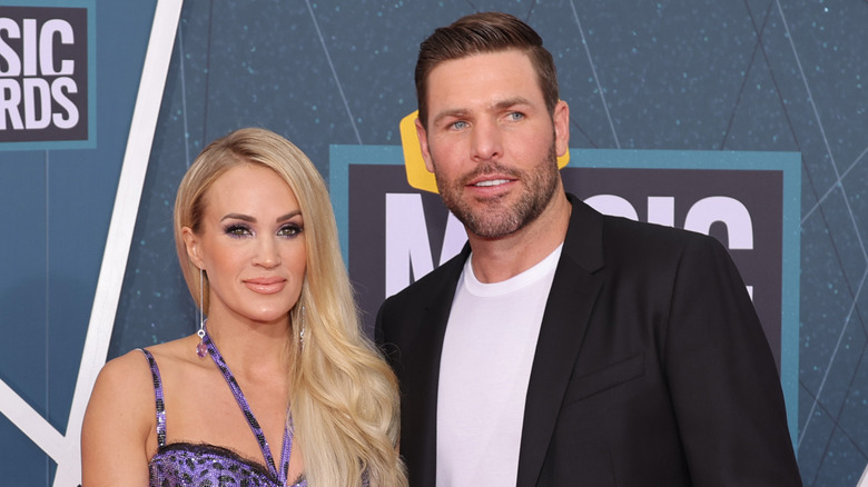 Carrie Underwood and Mike Fisher at the CMT Music Awards