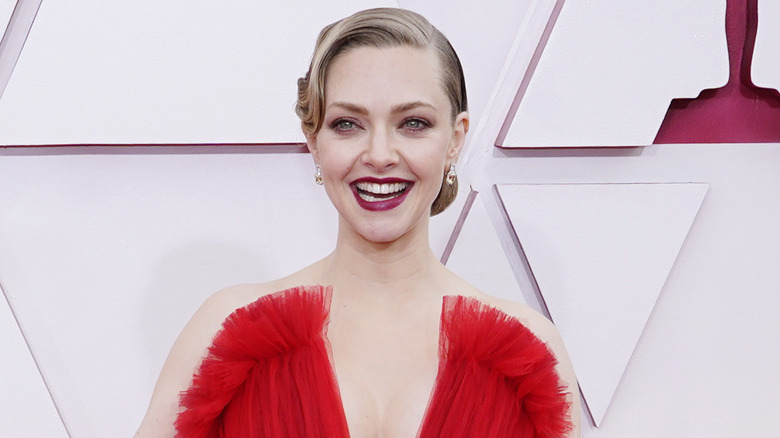 Amanda Seyfried at awards show, smiling