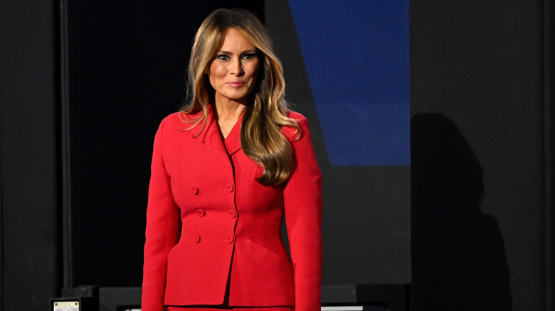 Melania Trump smiling