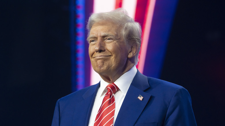 Donald Trump smiling