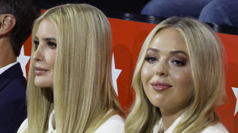 Ivanka, Tiffany Trump smiling