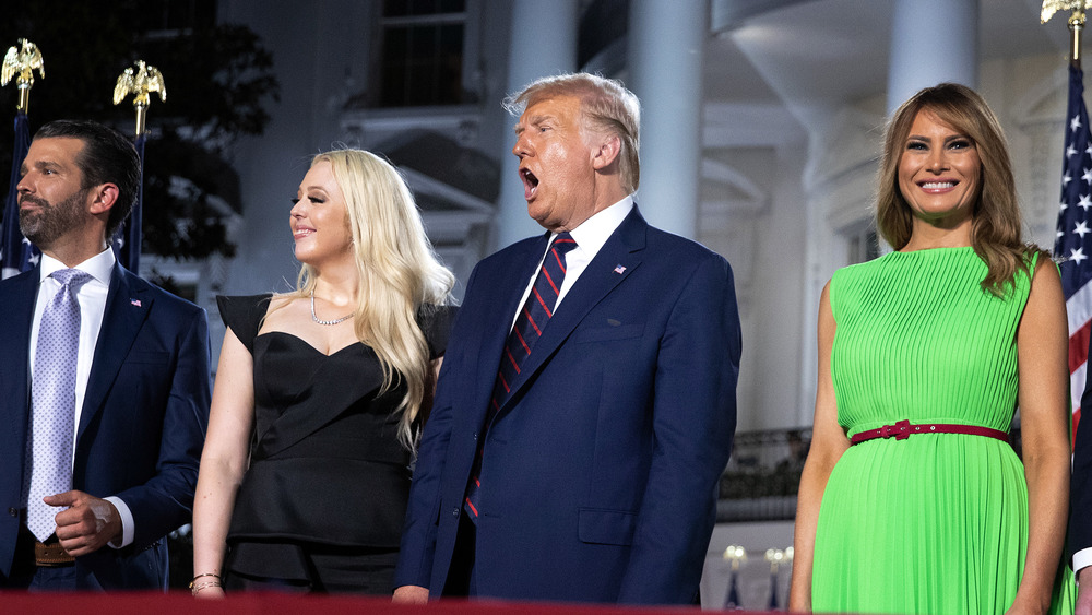 Donald Trump Jr,  President Trump, Tiffany Trump, Melania Trump