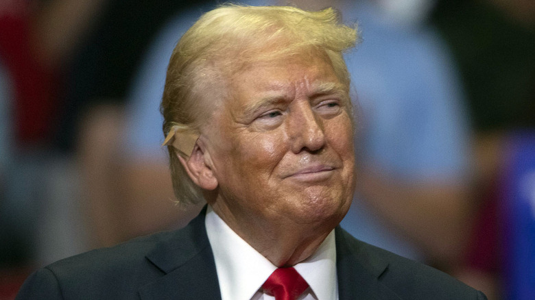 Donald Trump smiling