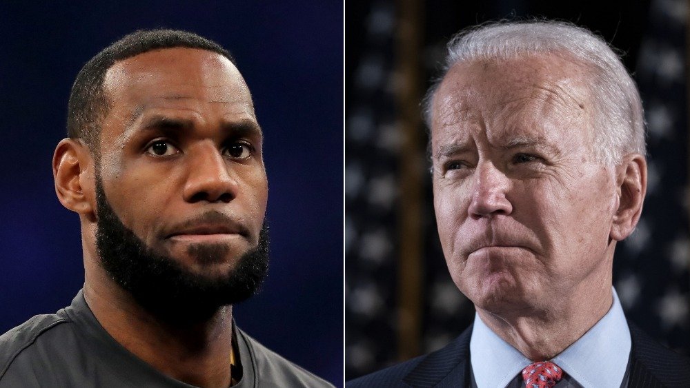 Lebron James, Joe Biden