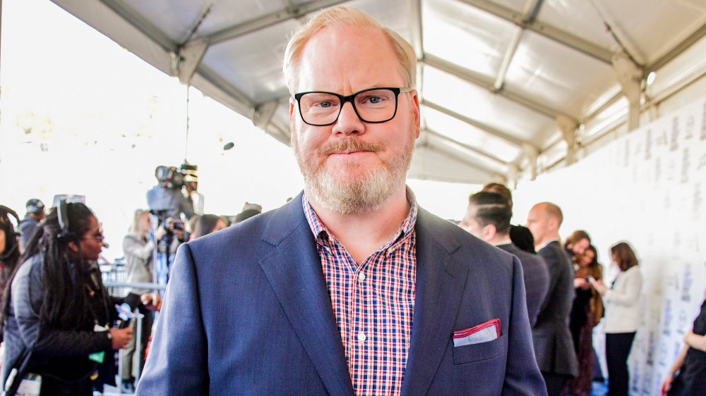 Jim Gaffigan with a furrowed brow 