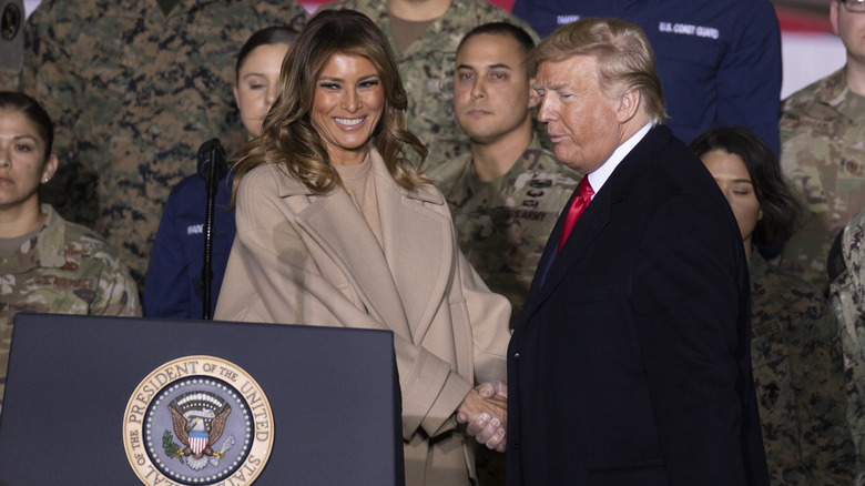 Trump's Hug With Logan Paul Had More Affection Than He Shows Melania