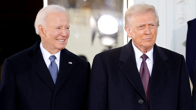 Joe Biden at Donald Trump's inauguration