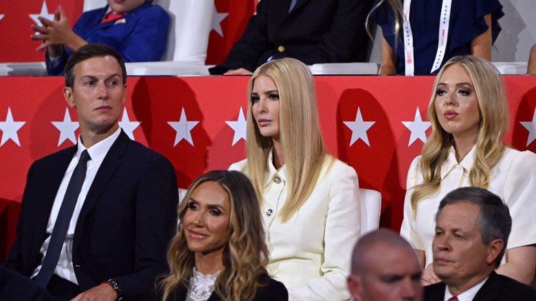 Jared Kushner and Ivanka Trump seated at the 2024 Republican National Convention