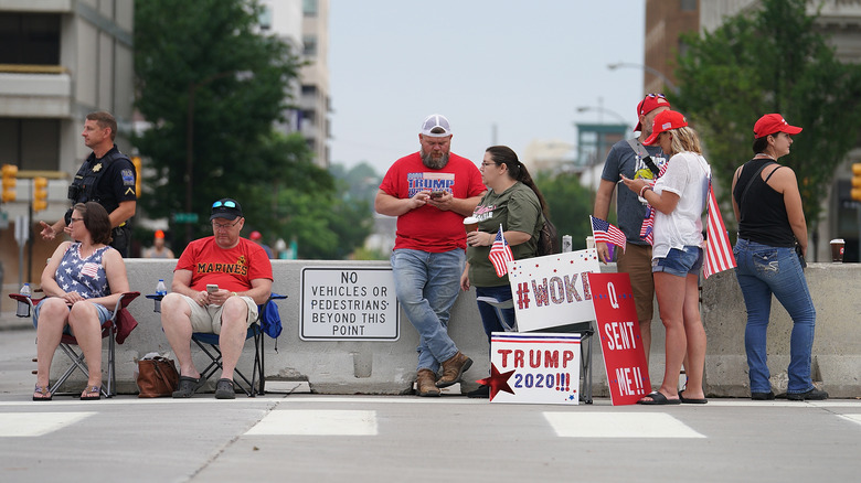 Donald Trump supporters, Tulsa rally