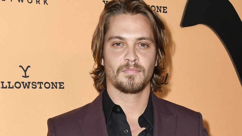 Luke Grimes on the red carpet