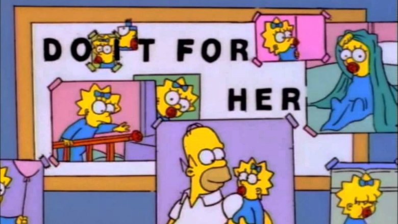 photos of Maggie from The Simpsons