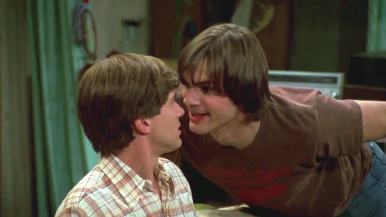 Ashton Kutcher and Topher Grace on That '70s Show