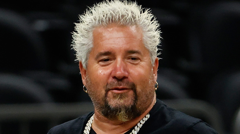 Guy Fieri glares