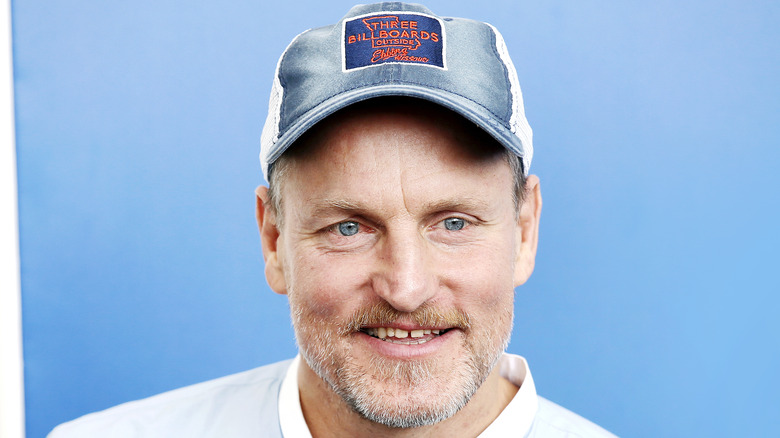 Woody Harrelson smiles