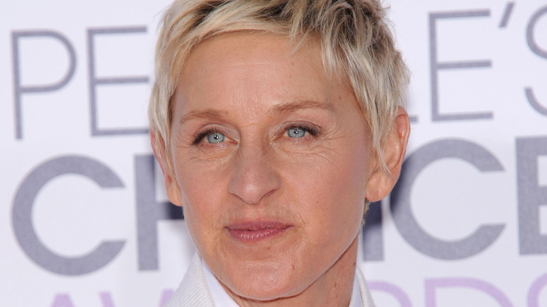 Ellen DeGeneres smiling red carpet