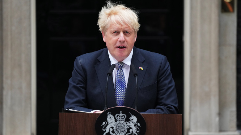 Boris Johnson resigns on July 7, 2022