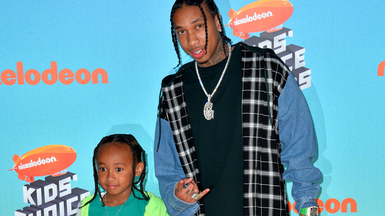 Tyga and his son with Black Chyna, King Cairo