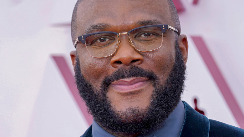 Tyler Perry on red carpet April 2021