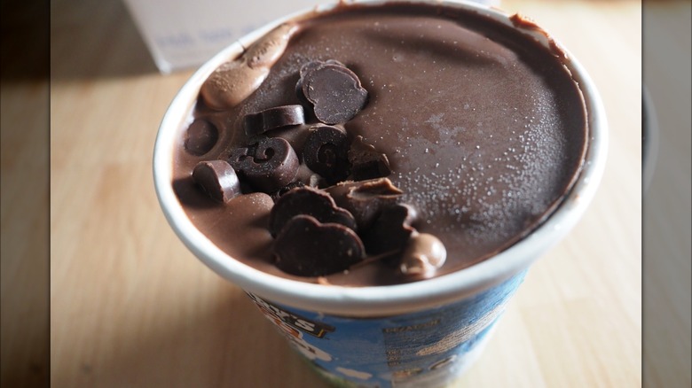 Ben and Jerry's ice cream tub