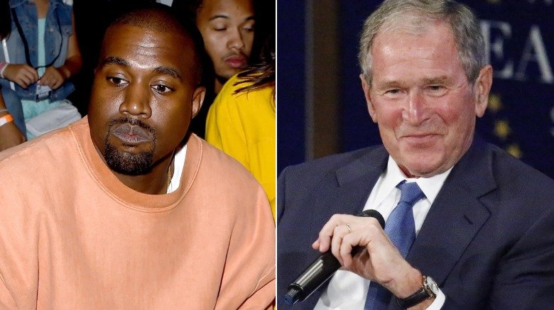 Kanye West and George W. Bush