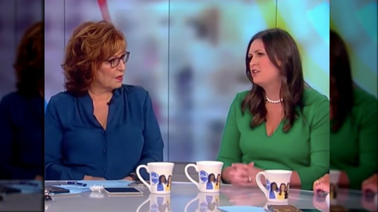 Sarah Sanders and Joy Behar