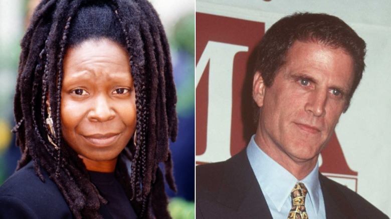 Whoopi Goldberg frowning, Ted Danson frowning