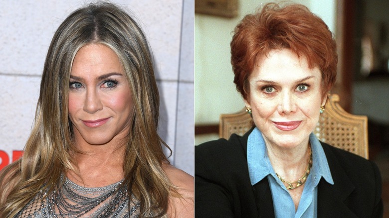 Jennifer Aniston and Nancy Dow